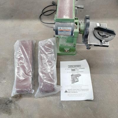 Central Machinery 4" x 6" Belt / Disc sander Model 97181 - Extra belts & Instructions