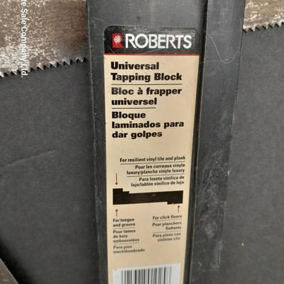 Hand saw - putty knives - Roberts universal tapering block and Drum Auger