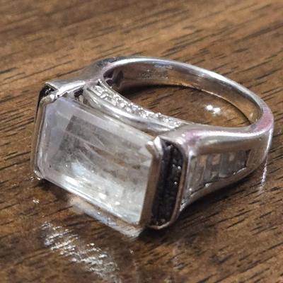 Sterling Silver & Quartz Ring