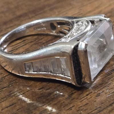 Sterling Silver & Quartz Ring