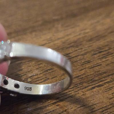 Beautiful Sterling Silver & Cubic Zirconia Ring