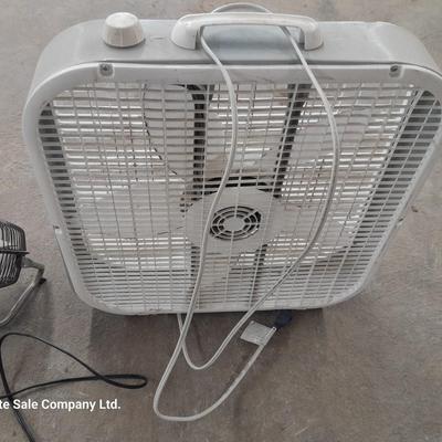 Two household fans - Get cooled off! Lasko & small metal Massey