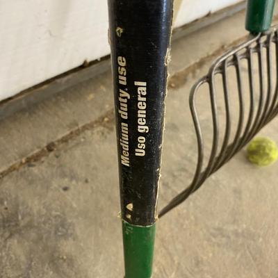 Ergonomic Handle Hoe, Super Cool Lighr Weight Pitch Fork, and Yard Rake