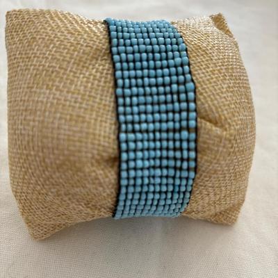 Stretchy glass bead, handmade bracelet