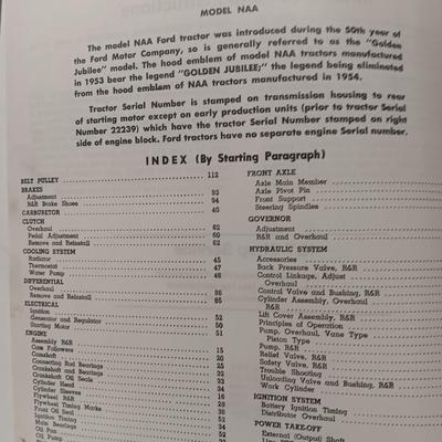 John Deere Tractor shop manual and Ford Tractor shop manuals