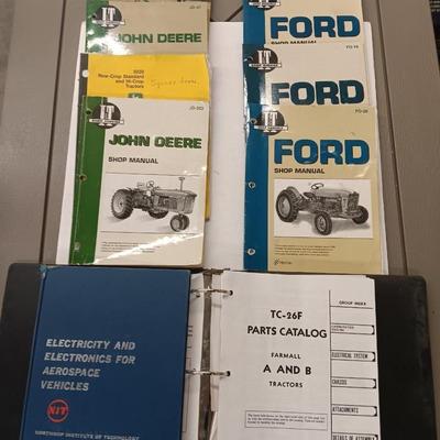 John Deere Tractor shop manual and Ford Tractor shop manuals