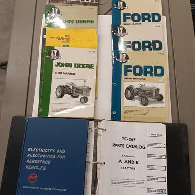 John Deere Tractor shop manual and Ford Tractor shop manuals