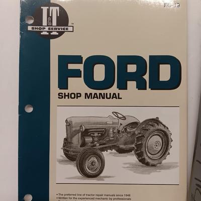 John Deere Tractor shop manual and Ford Tractor shop manuals