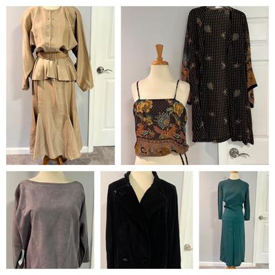 Women’s Vintage Clothing Lot - Silk, Suede, NWT