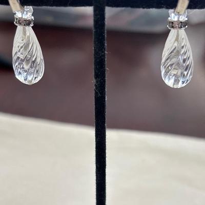 Vintage clip on bead earrings