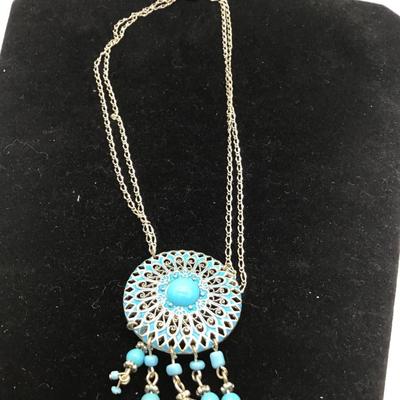 Avon turquoise fashion native necklace