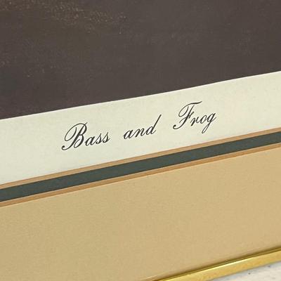 .“Bass and Frog” S/N Print