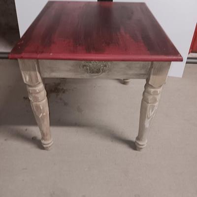 Neat farm style end table