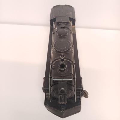 Marx 666 Die- Cast Steam Locomotive Engine Smoker Santa FE train & track set