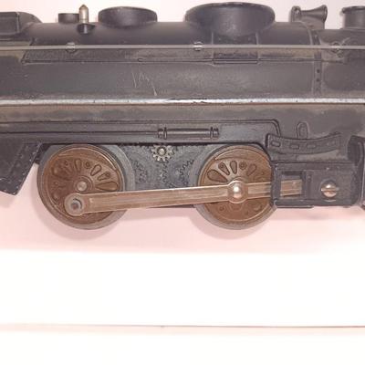 Marx 666 Die- Cast Steam Locomotive Engine Smoker Santa FE train & track set