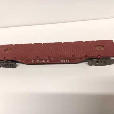 Marx 666 Die- Cast Steam Locomotive Engine Smoker Santa FE train & track set