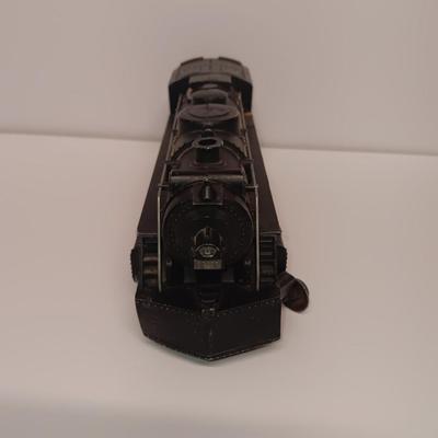 Marx 666 Die- Cast Steam Locomotive Engine Smoker Santa FE train & track set