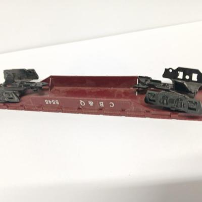 Marx 666 Die- Cast Steam Locomotive Engine Smoker Santa FE train & track set