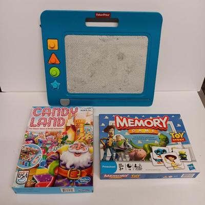 Candy Land Game - Memory Game - Magnetic board with shapes