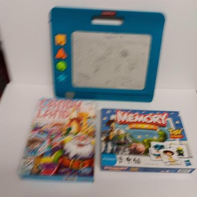 Candy Land Game - Memory Game - Magnetic board with shapes