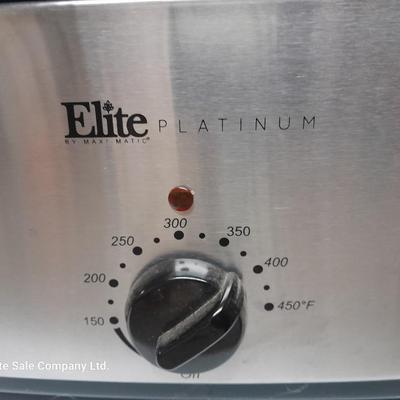 Elite Platinum Roaster Oven - Large sized Great for turkey and roasts! With inside rack