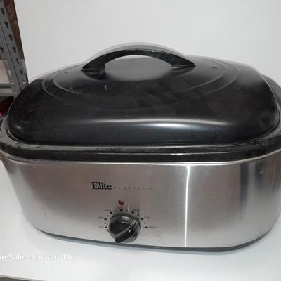 Elite Platinum Roaster Oven - Large sized Great for turkey and roasts! With inside rack