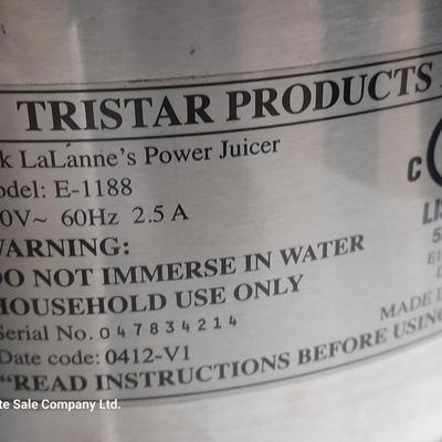 Nice stainless Jack LaLanne's Power Juicer Model E-1188