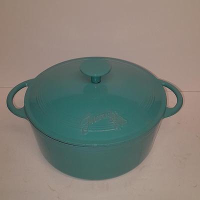 Beautiful cast iron FIESTA pot with lid