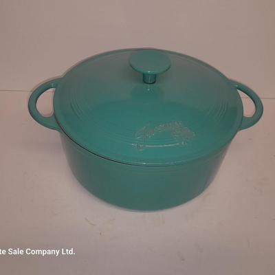 Beautiful cast iron FIESTA pot with lid
