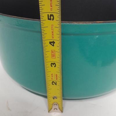 Beautiful cast iron FIESTA pot with lid