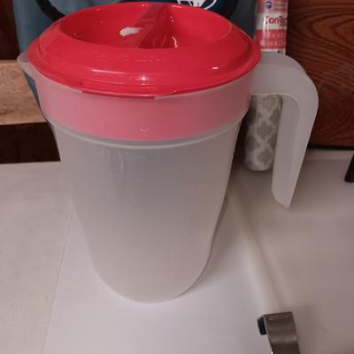 Kitchen essentials - silverware trays - pitcher - crockpot - towel hangers - and more