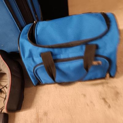 CIAO! Suitcase - two smaller Carryon sized bags - and a neck massager