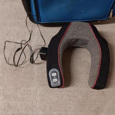 CIAO! Suitcase - two smaller Carryon sized bags - and a neck massager