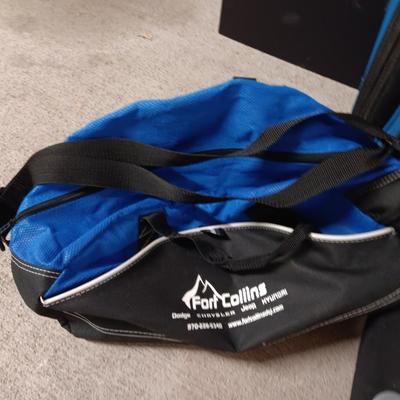 CIAO! Suitcase - two smaller Carryon sized bags - and a neck massager