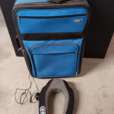 CIAO! Suitcase - two smaller Carryon sized bags - and a neck massager