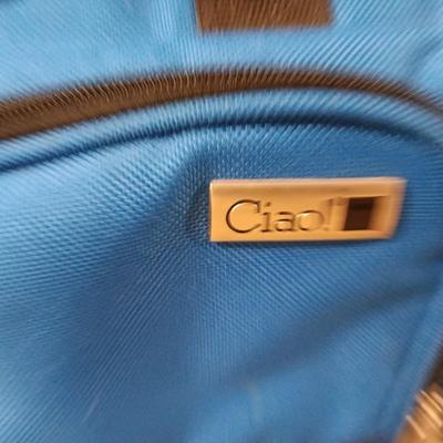 CIAO! Suitcase - two smaller Carryon sized bags - and a neck massager