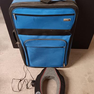 CIAO! Suitcase - two smaller Carryon sized bags - and a neck massager