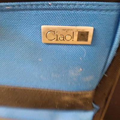 CIAO! Suitcase - two smaller Carryon sized bags - and a neck massager