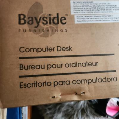 Bayside Furinshings Computer Desk New in Sealed Box