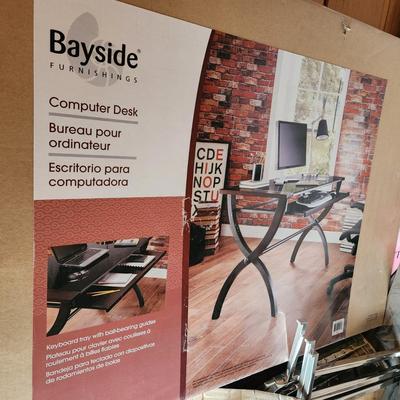 Bayside Furinshings Computer Desk New in Sealed Box