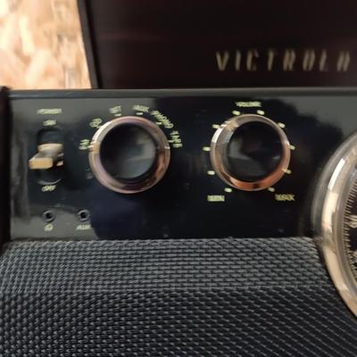 Victrola Entertainment center with matching stand - AM/FM - Turntable - CD & Cassette
