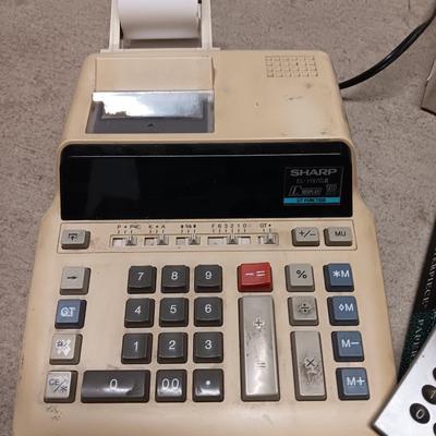 Office items - Card stock - post cards - speakers - adding machine - glue gun and more