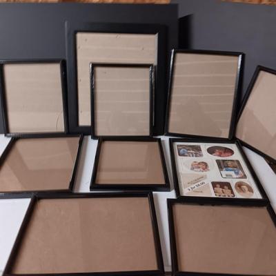 Black framed picture frames