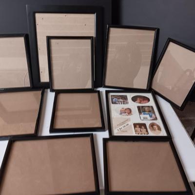 Black framed picture frames