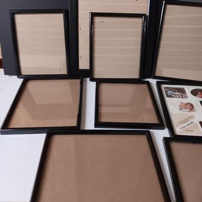 Black framed picture frames