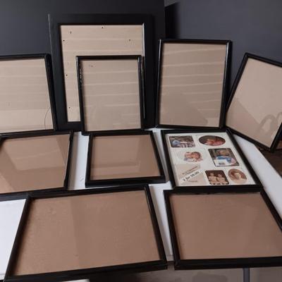 Black framed picture frames