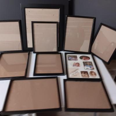 Black framed picture frames