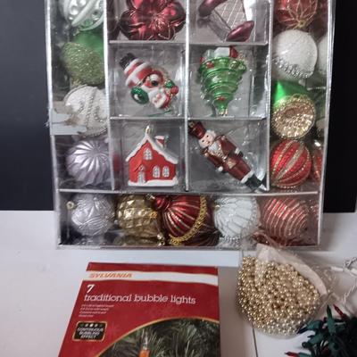 Neat Christmas Ornaments - Bubble Lights - and Christmas lights