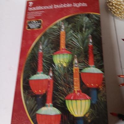 Neat Christmas Ornaments - Bubble Lights - and Christmas lights