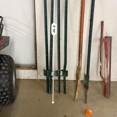 T-Posts 4-5-6 ft and a T-Post Pounder